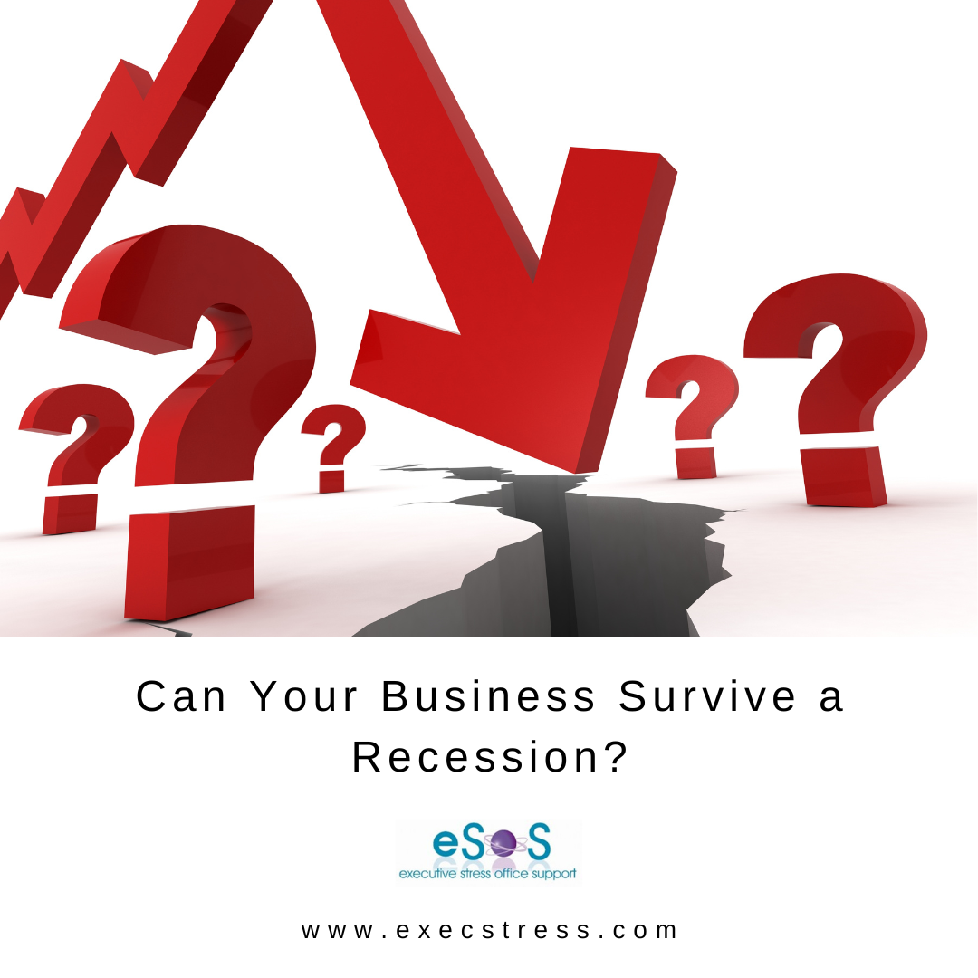 Business owner strategising for recession survival - eSOS